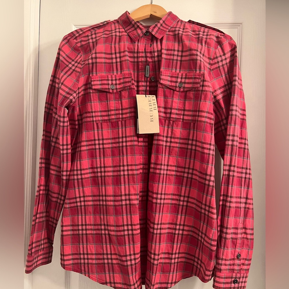 Burberry Brit “mallow pink” blouse